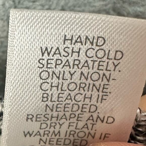 J Jill Purejill Sweater Women 2X Black Linen Tunic Comfy Neutral Beach Lagenlook - Picture 10 of 14